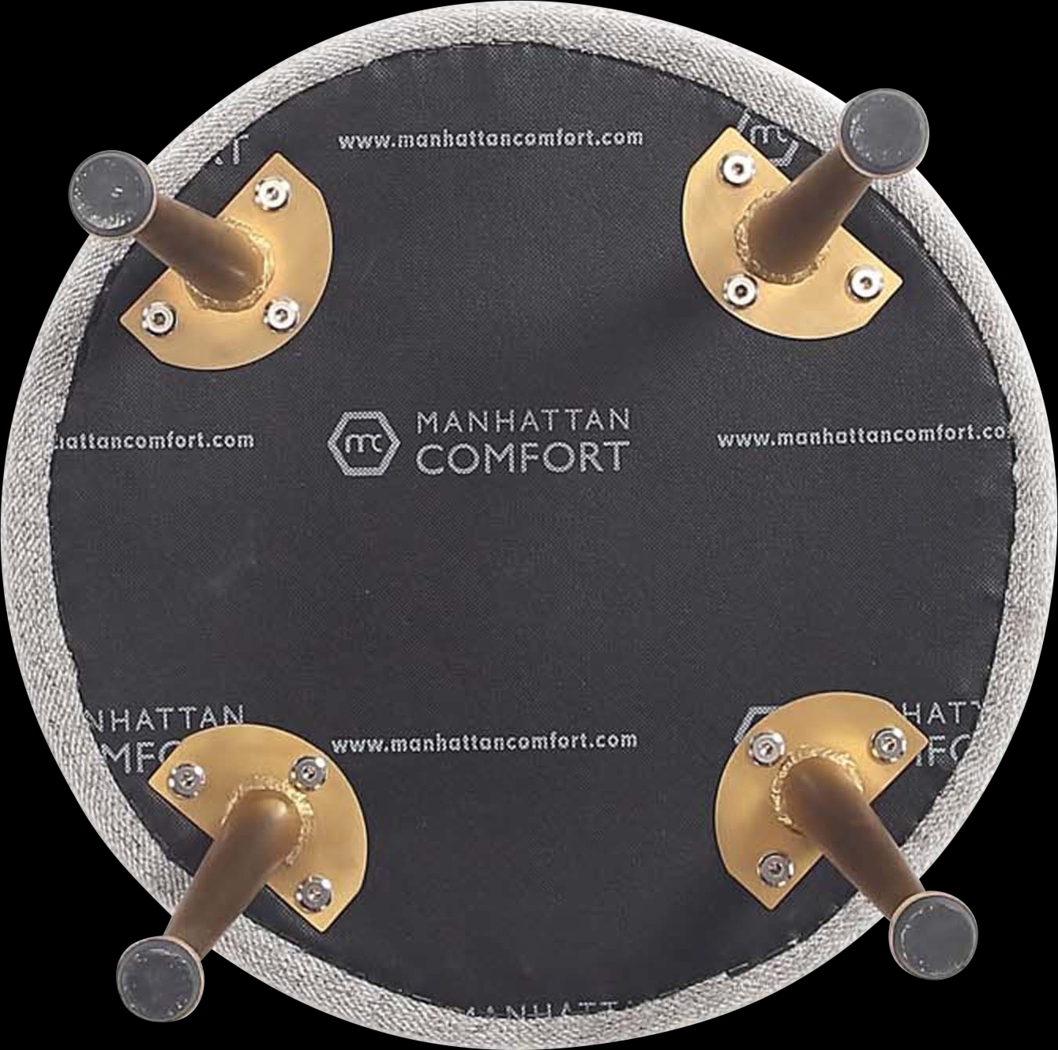 Berseem I Gray Ottoman - Thumbnail - Image 6