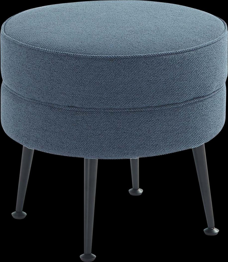 Berseem II Blue Ottoman - Thumbnail - Image 8