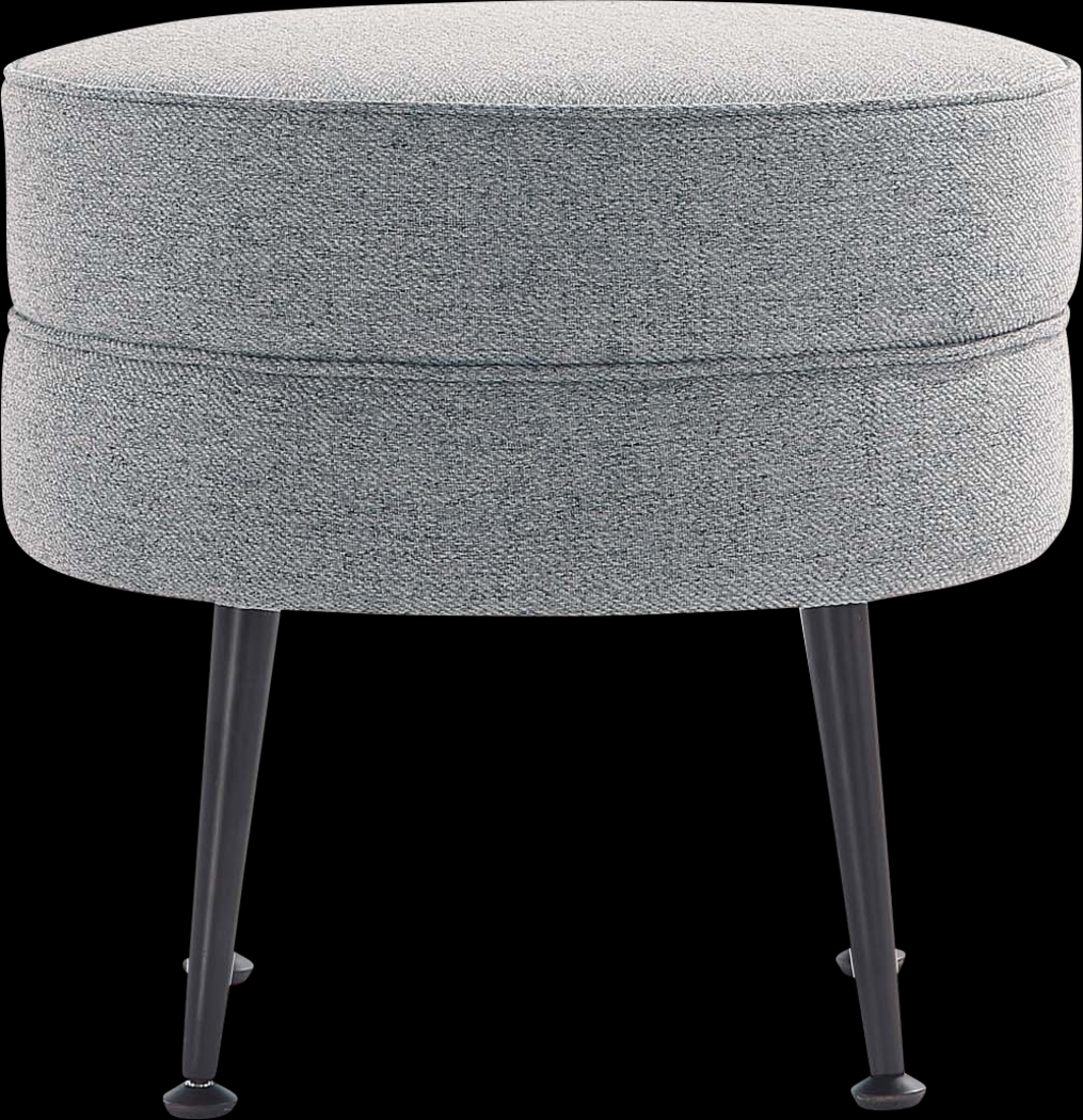 Berseem II Gray Ottoman - Thumbnail - Image 7