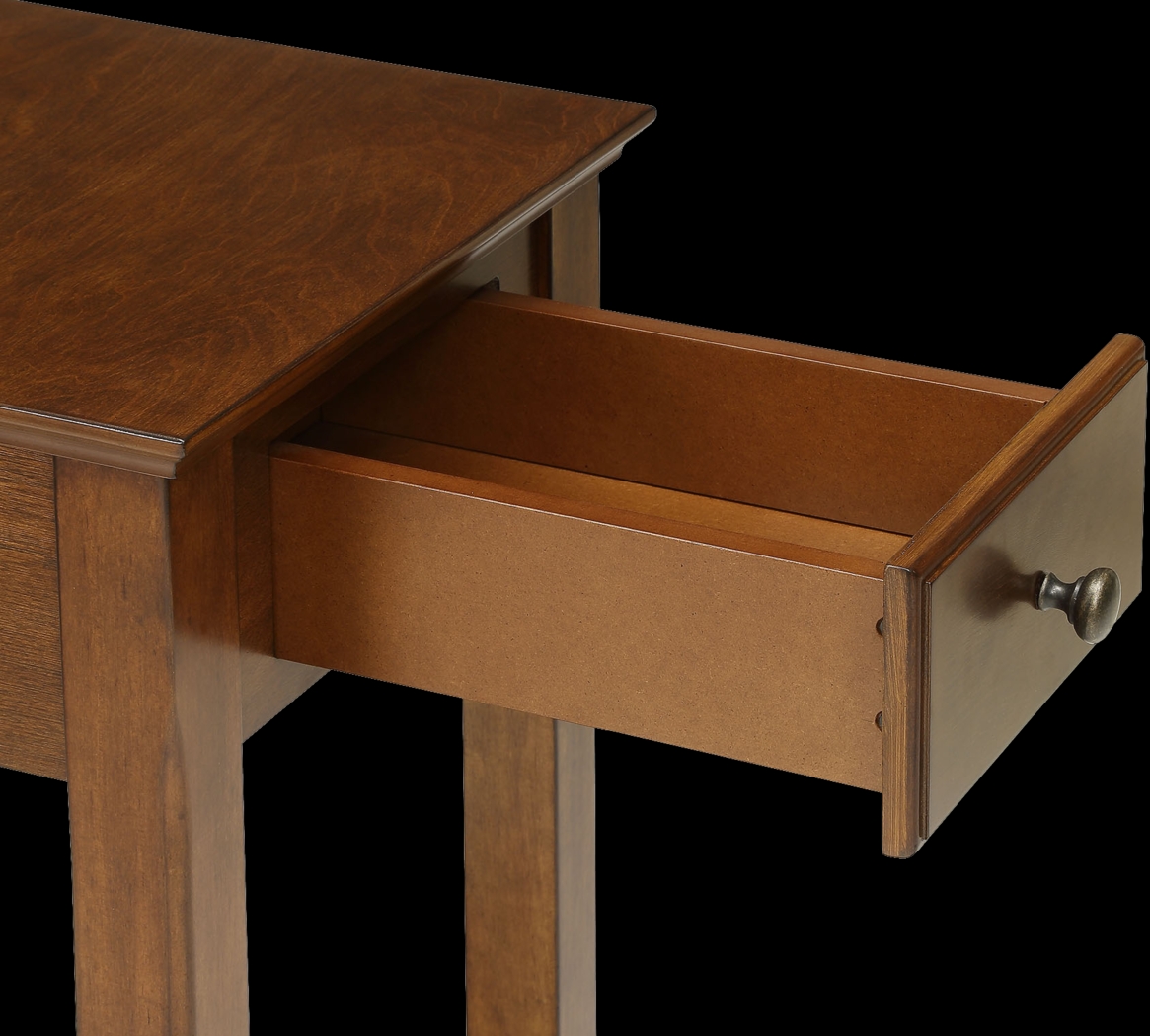 Bertie Brown Chairside Table - Thumbnail - Image 2