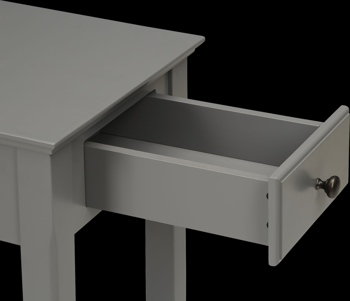 Bertie Gray Chairside Table - Thumbnail - Image 2