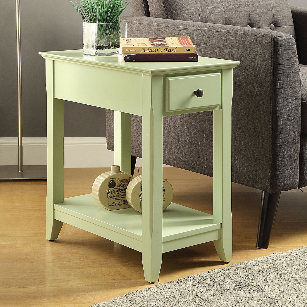Bertie Green Chairside Table - Thumbnail - Image 3