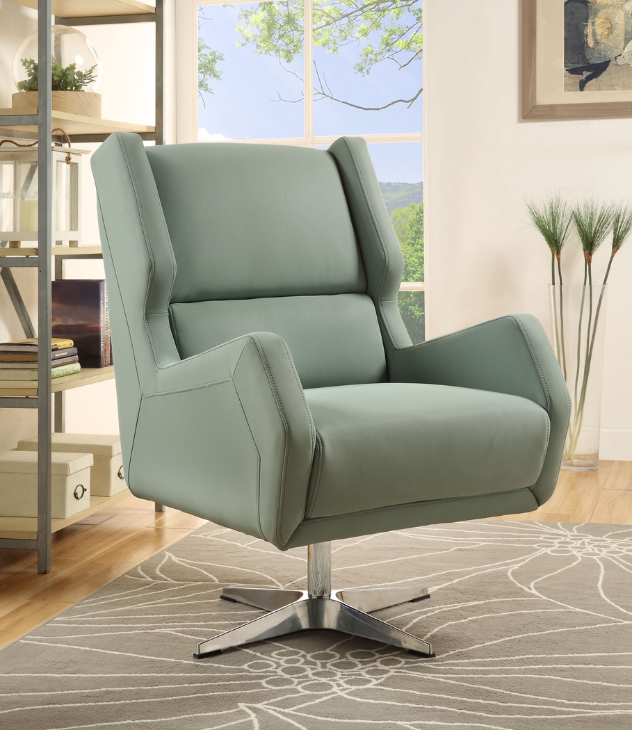 Bertino Gray Accent Swivel Chair - Thumbnail - Image 5