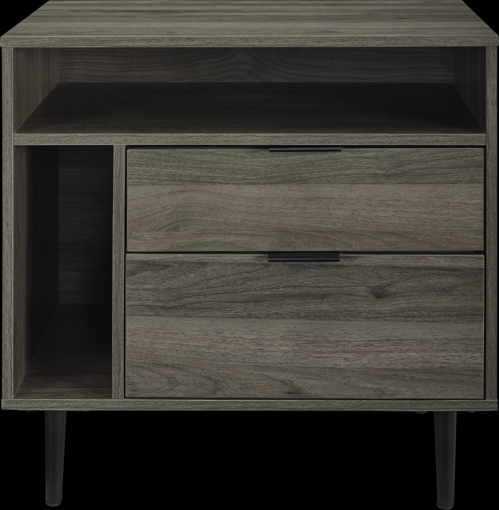 Bertonley Gray Nightstand - Thumbnail - Image 3