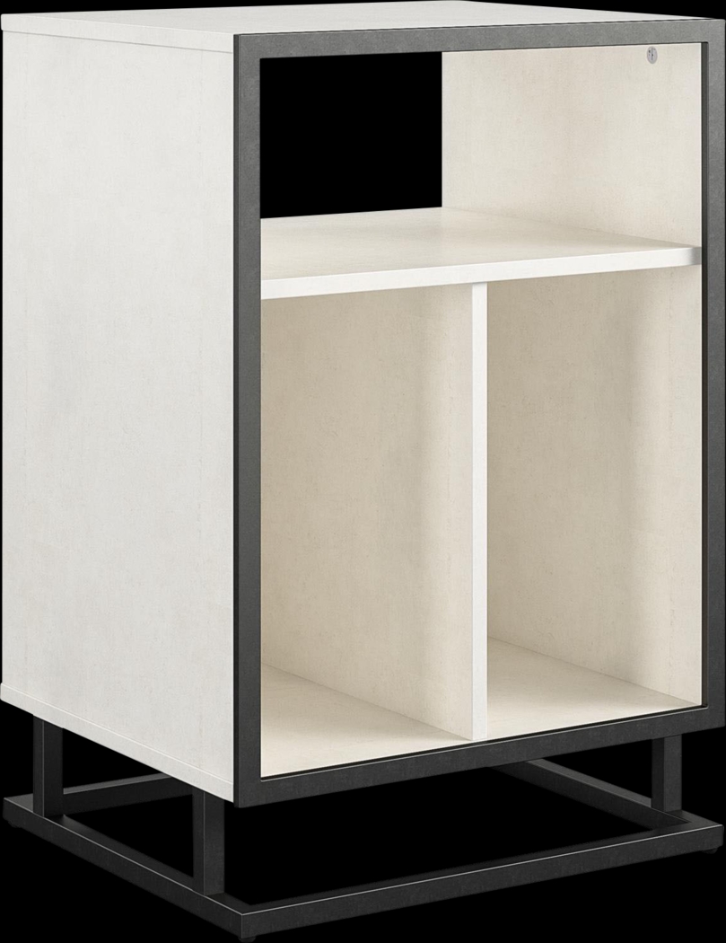 Bertrada White End Table - Thumbnail - Image 1