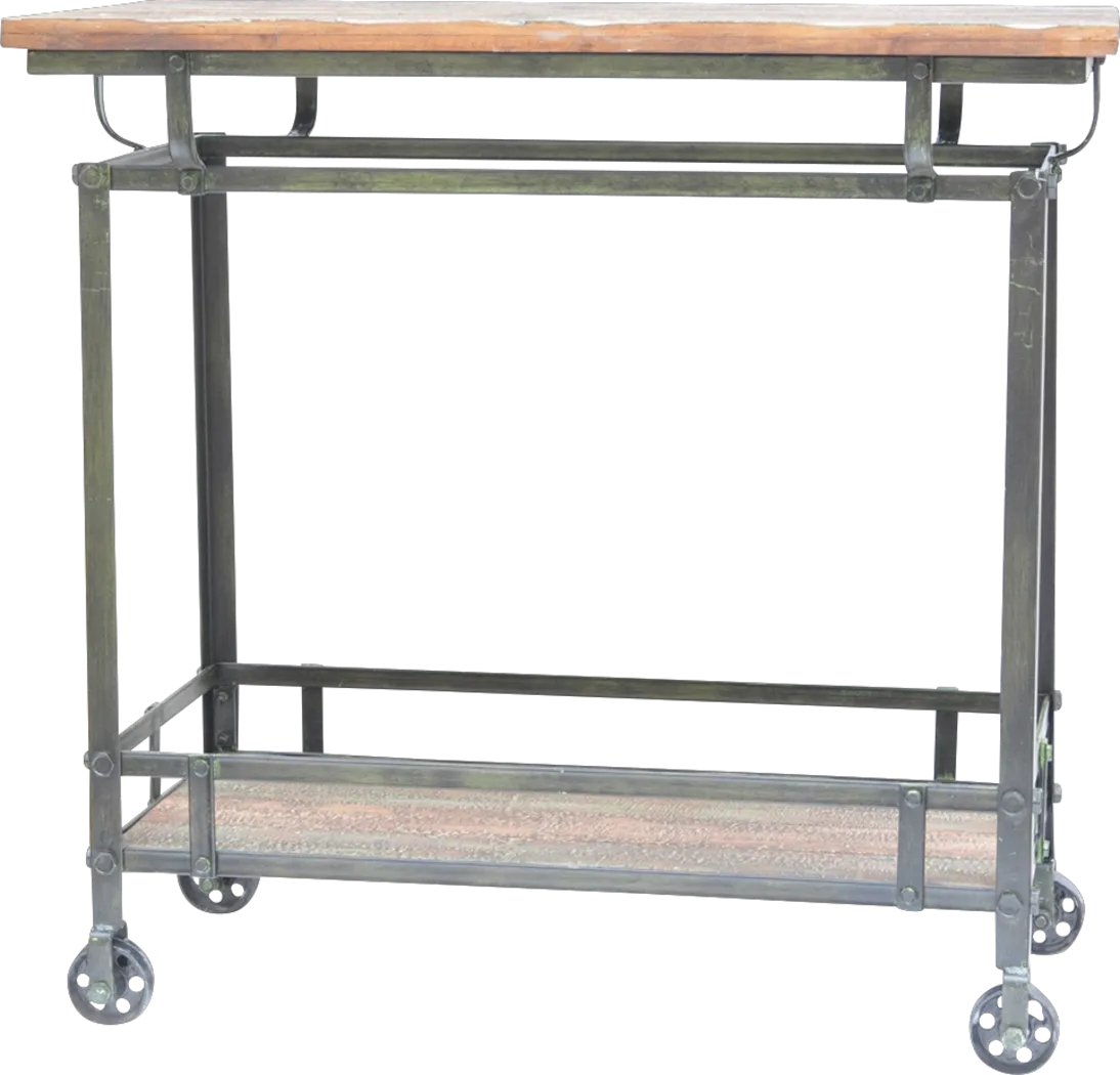 Bertwell Brown Bar Cart - Thumbnail - Image 1