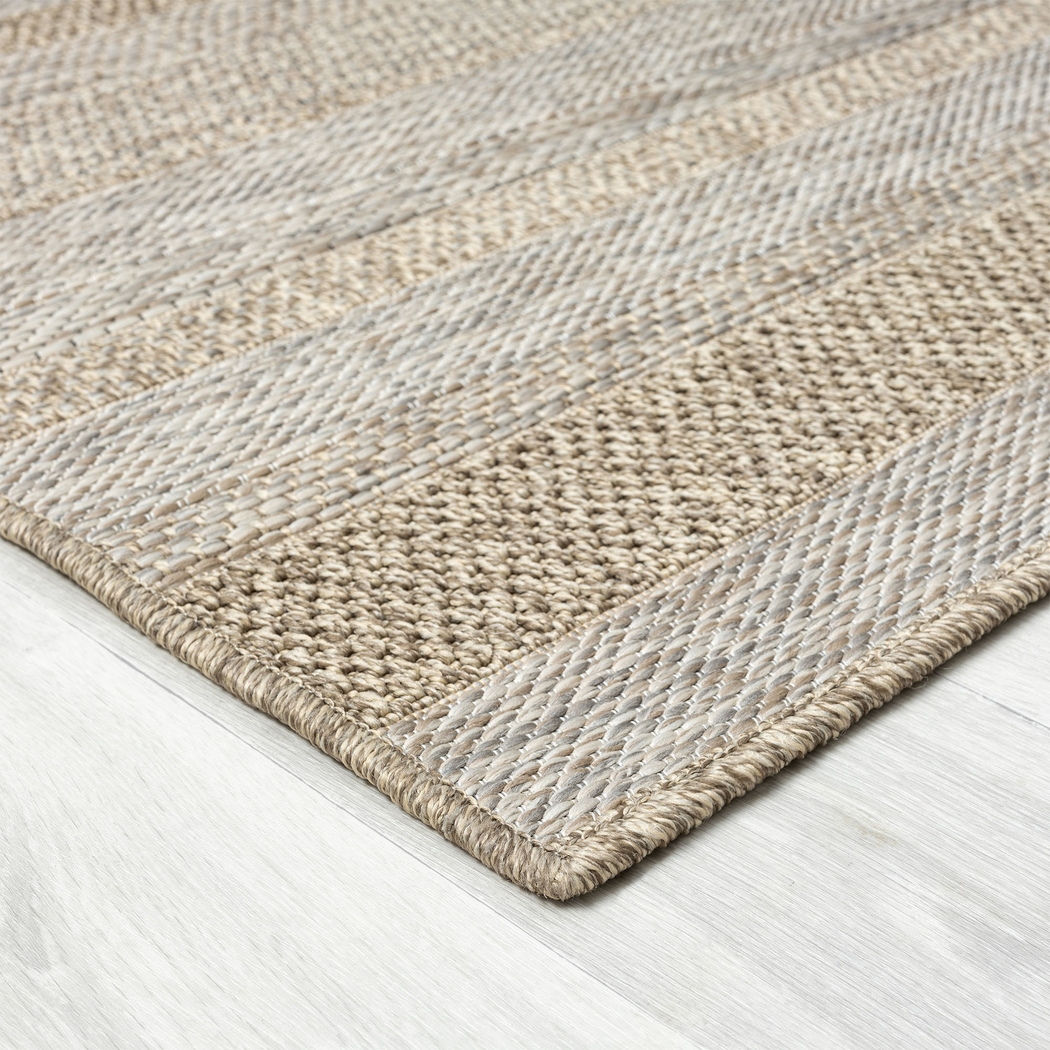 Berwa Tan 5' x 7' Indoor/Outdoor Rug - Thumbnail - Image 3