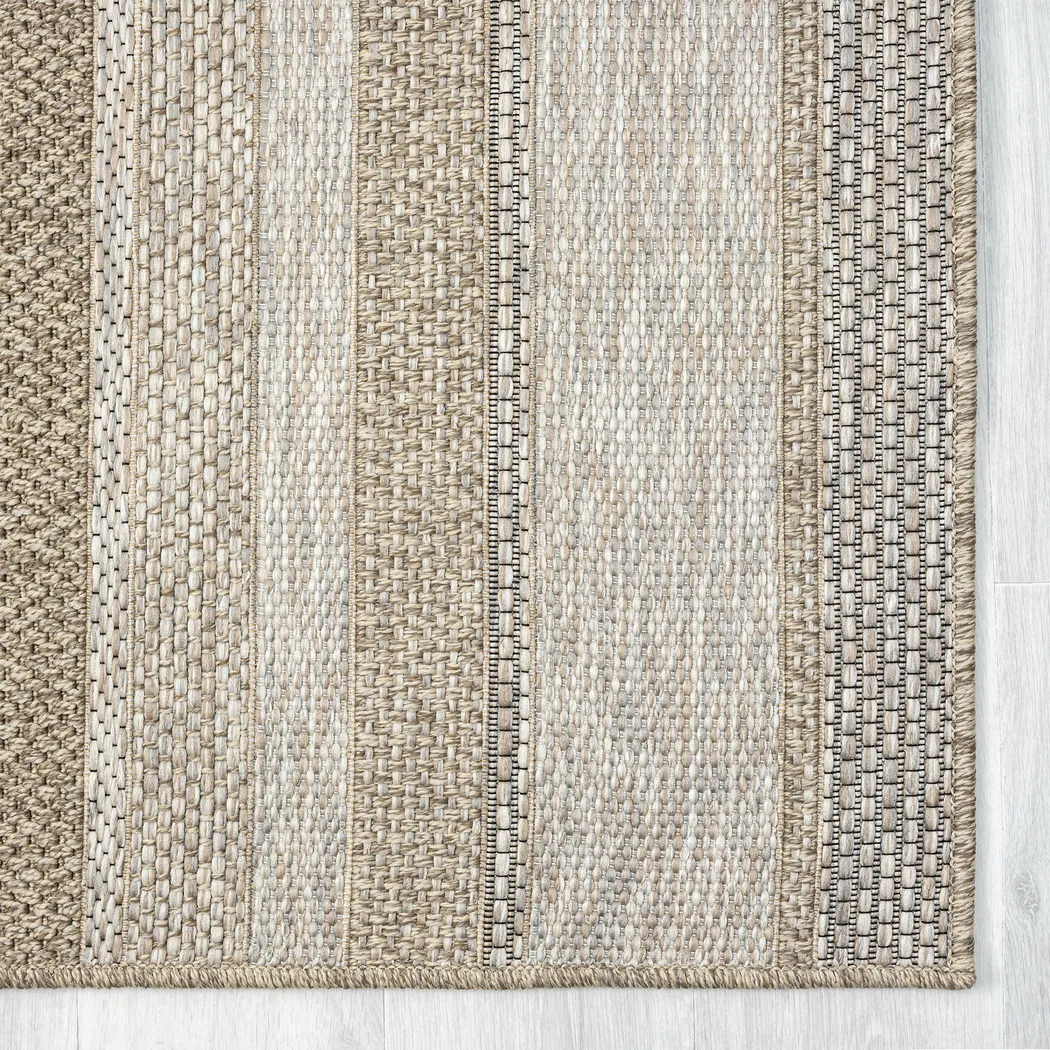 Berwa Tan 5' x 7' Indoor/Outdoor Rug - Image 5