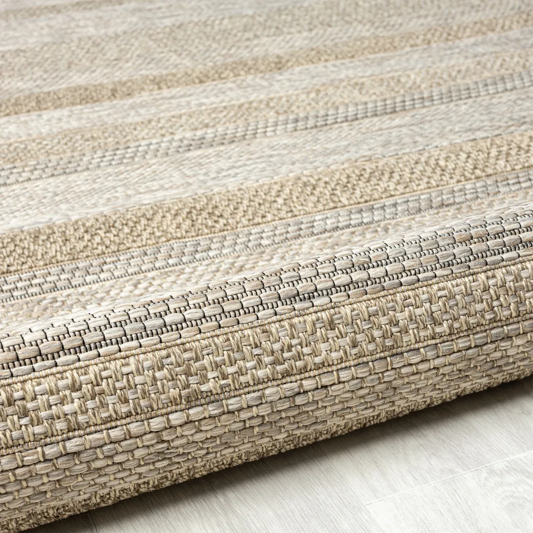Berwa Tan 5' x 7' Indoor/Outdoor Rug - Image 7