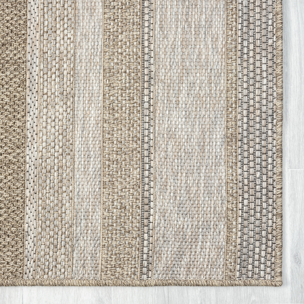 Berwa Tan 7'10 x 9'6 Indoor/Outdoor Rug - Thumbnail - Image 5