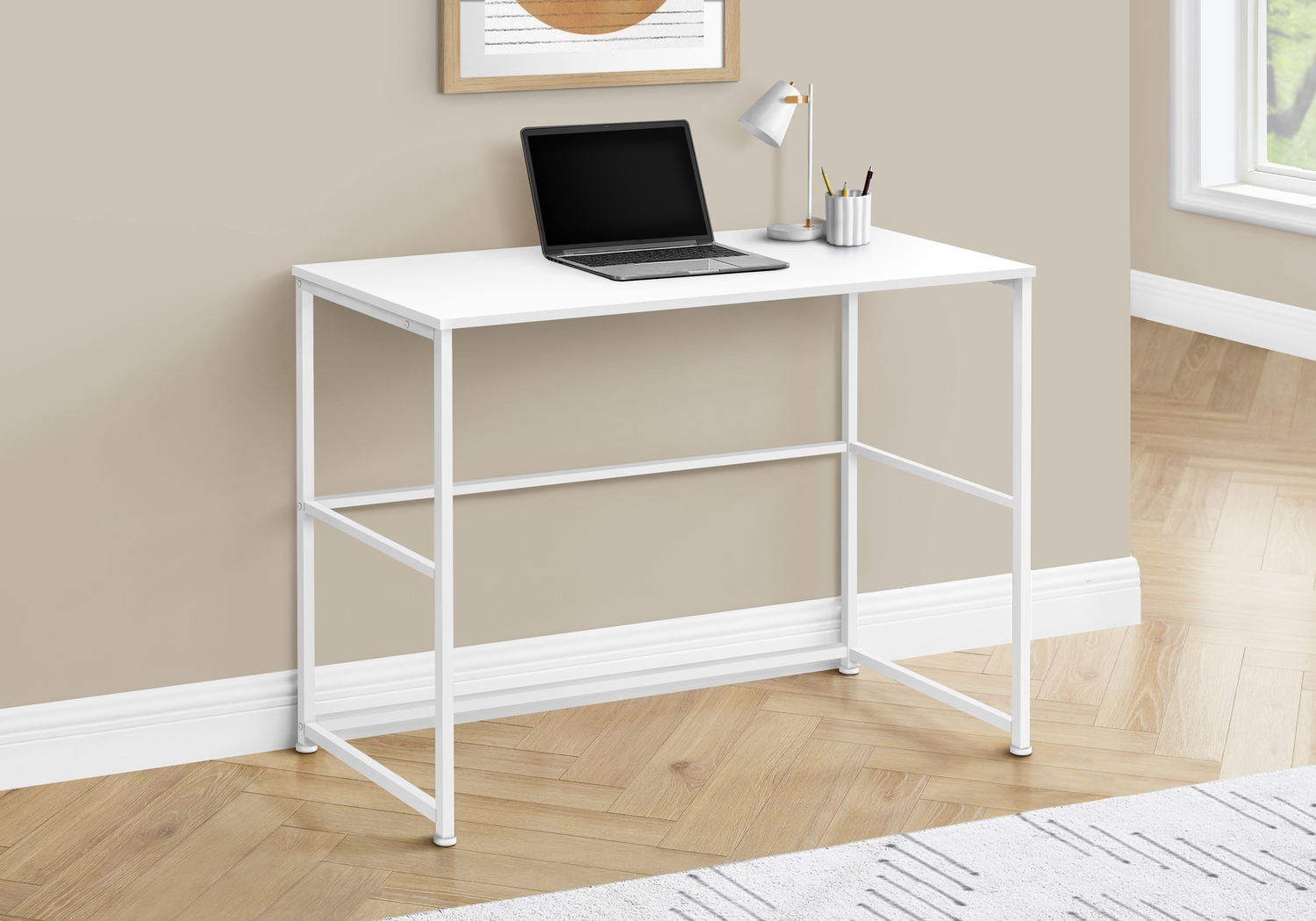 Berwicke White Desk - Thumbnail - Image 3