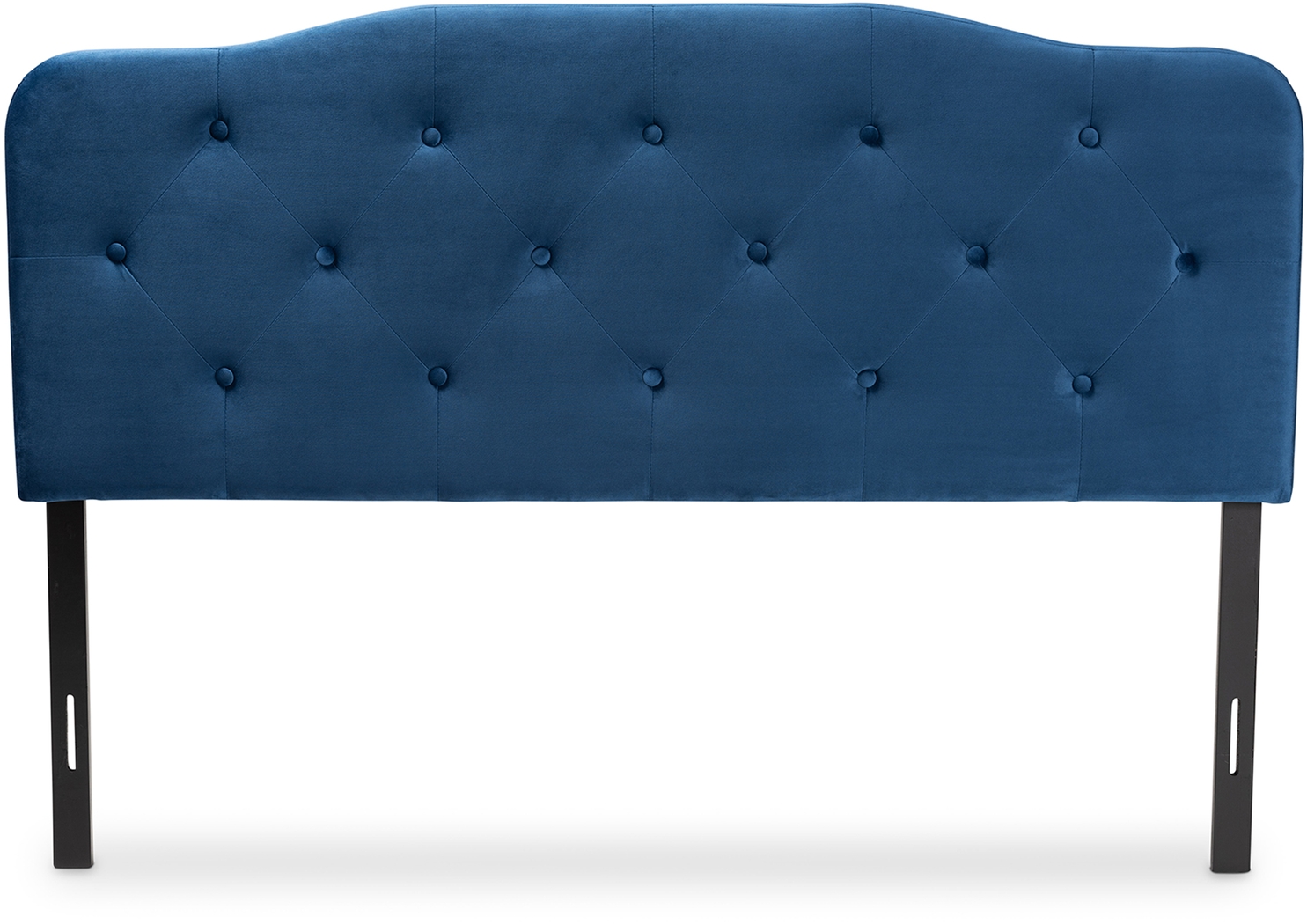 Besancon Navy Blue Full Upholstered Headboard - Thumbnail - Image 3