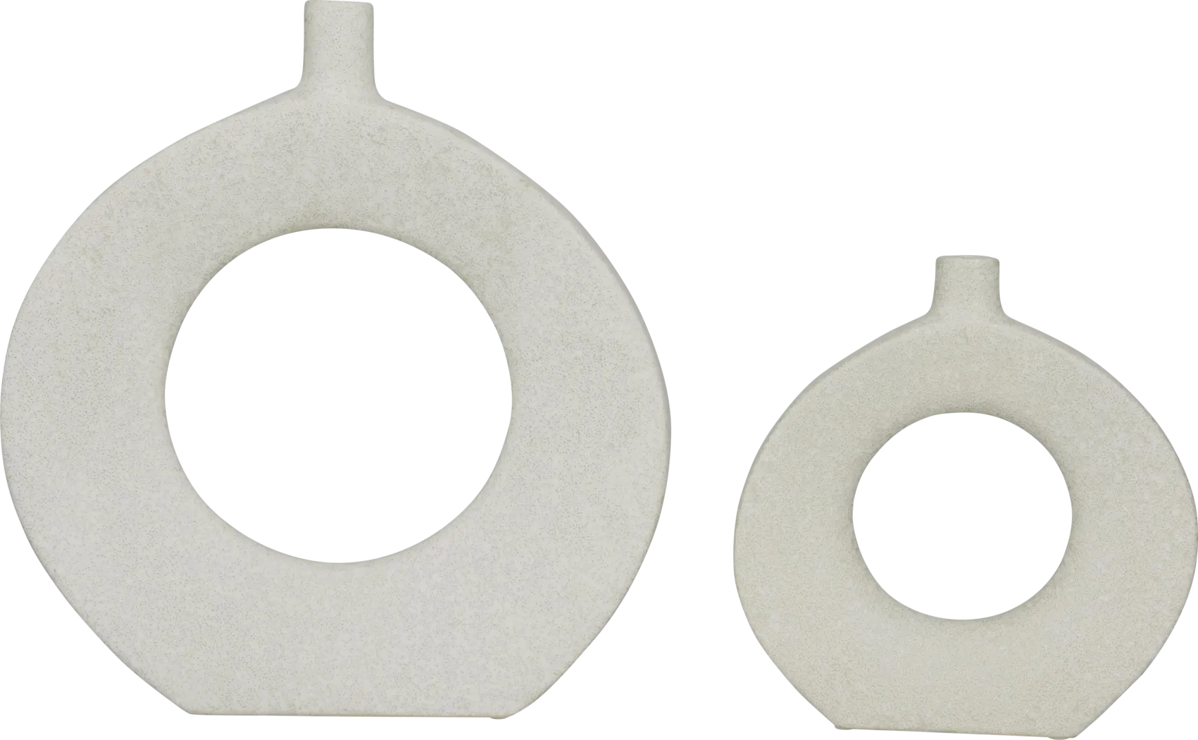 Besem White Vase, Set of 2 - Thumbnail - Image 6