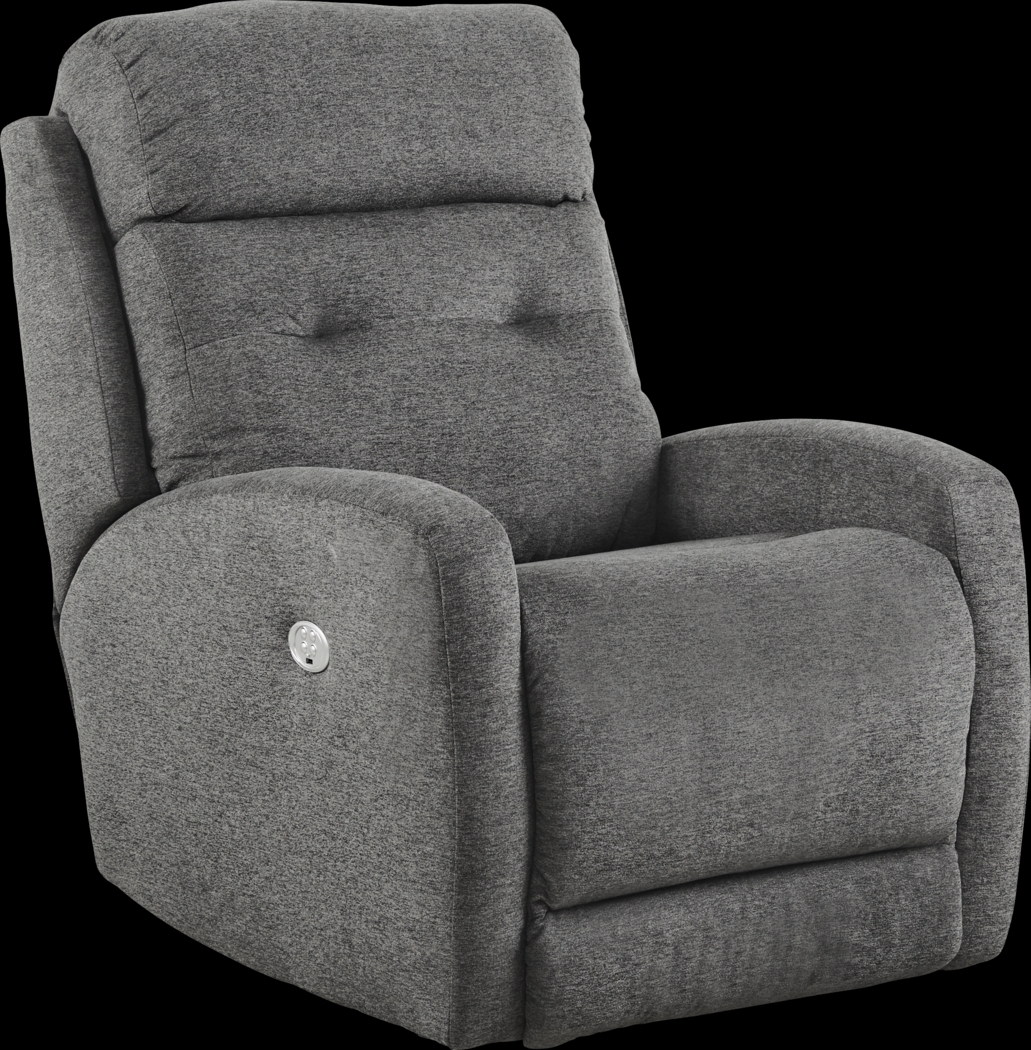 Bessemer Charcoal Dual Power Recliner - Thumbnail - Image 2