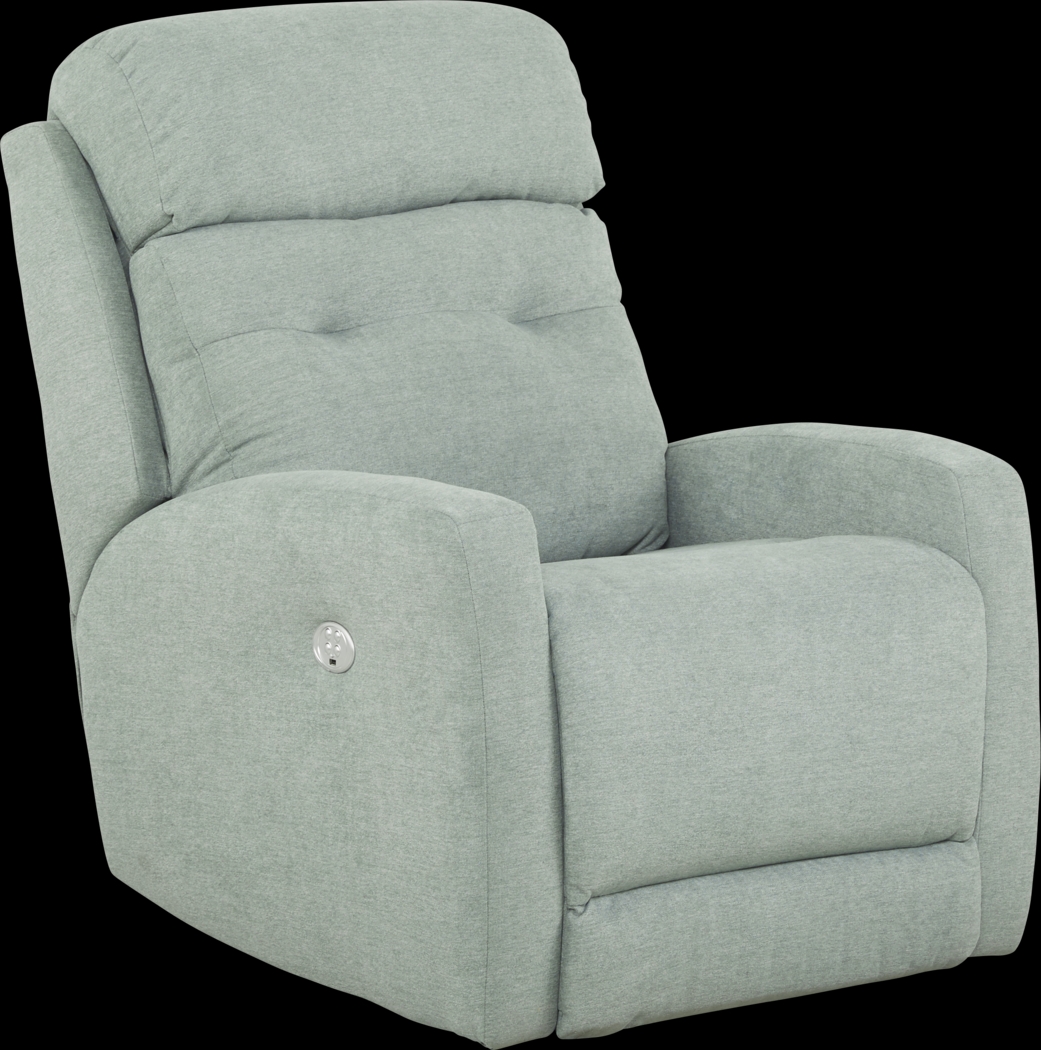 Bessemer Seafoam Dual Power Recliner - Thumbnail - Image 2