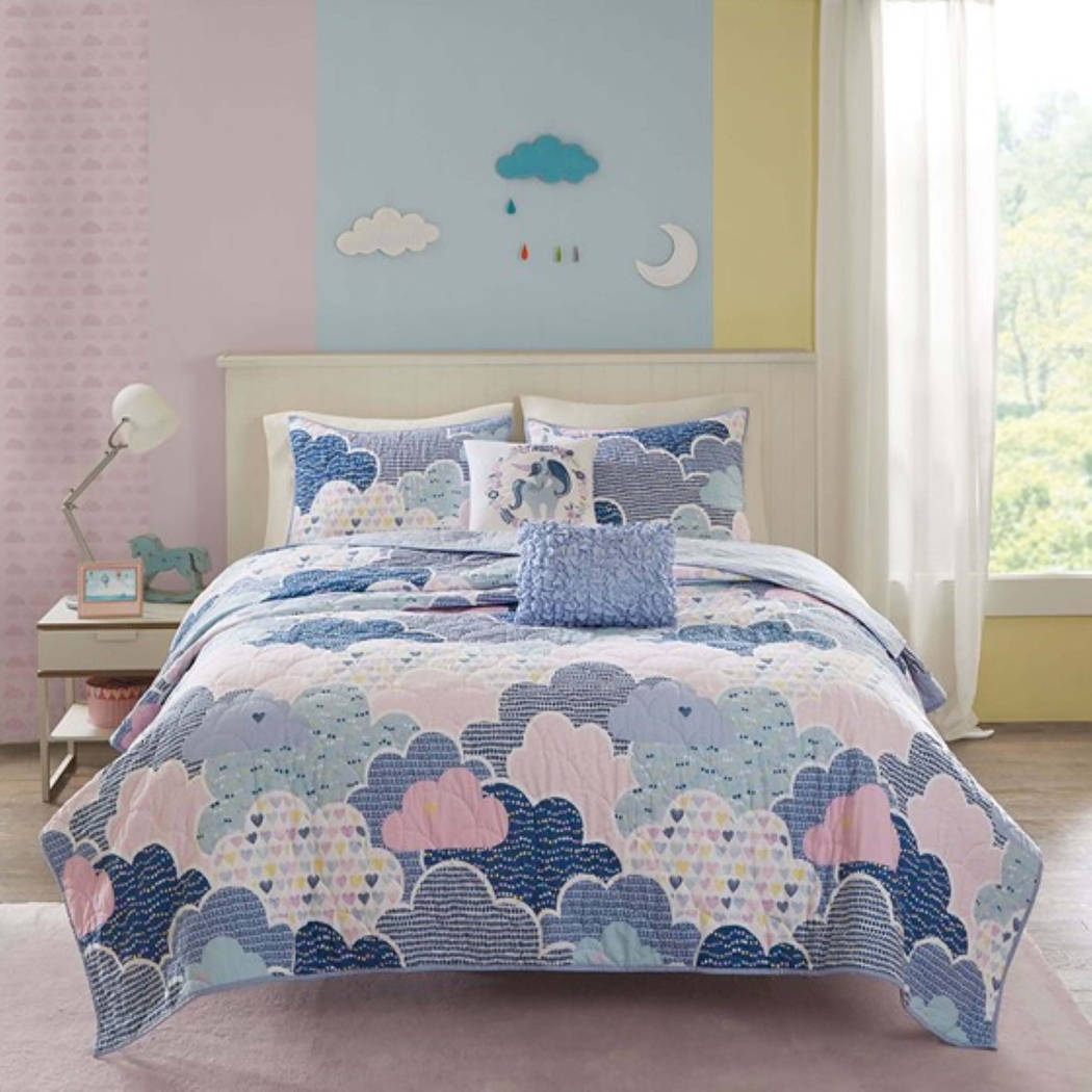 Bessi Blue Twin Quilt Set - Thumbnail - Image 2