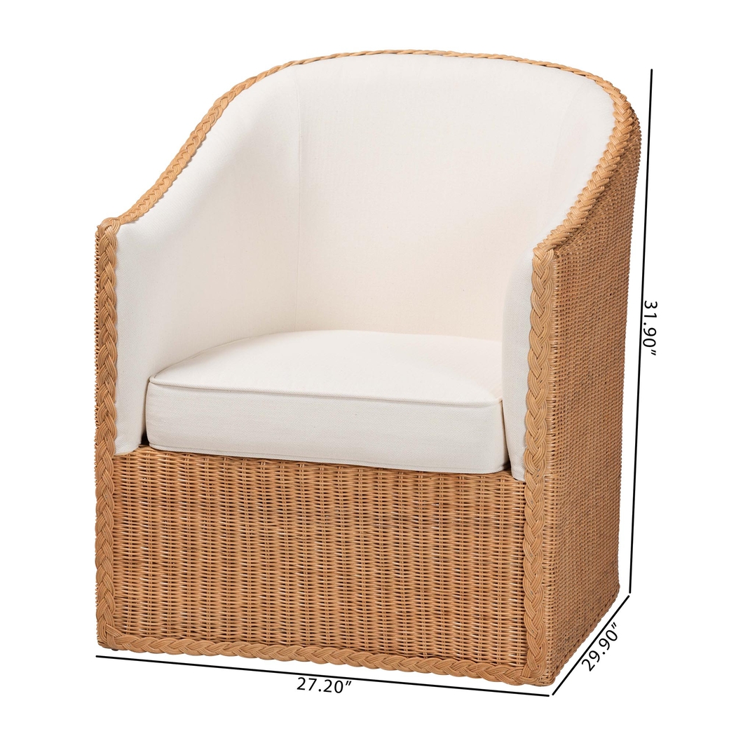 Bessia Brown Accent Chair - Thumbnail - Image 3