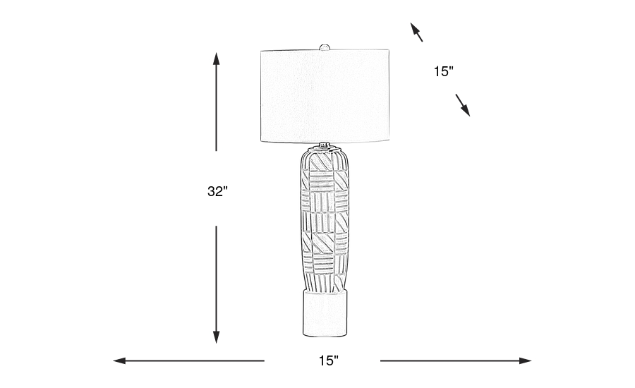 Dimension Image. Please refer to the Dimension Tab on this page for dimension details.