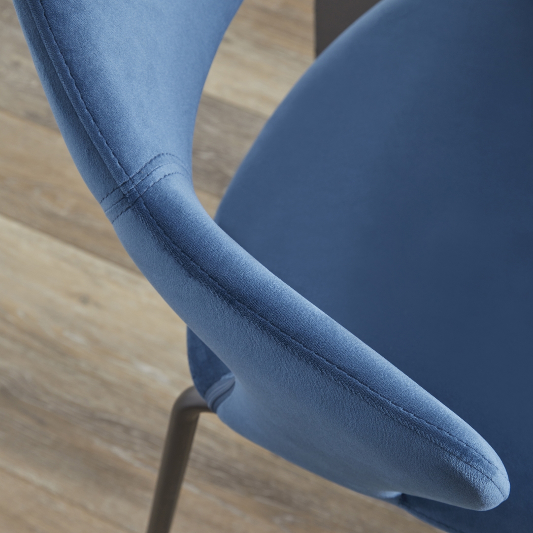Besthada Blue Counter Stool - Thumbnail - Image 5