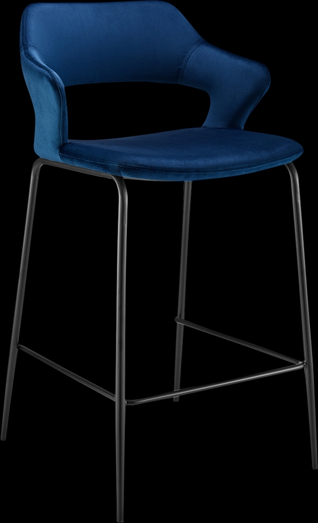 Besthada Blue Counter Stool - Thumbnail - Image 1