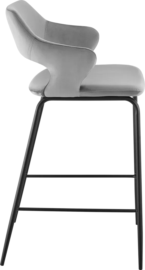 Besthada Gray Counter Stool - Thumbnail - Image 3