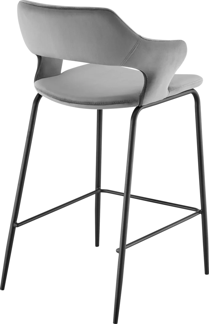 Besthada Gray Counter Stool - Thumbnail - Image 4