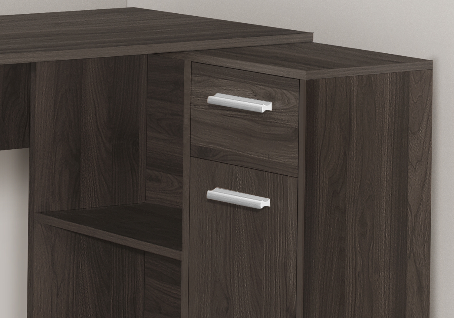 Bestrom Oak Brown Desk - Thumbnail - Image 3