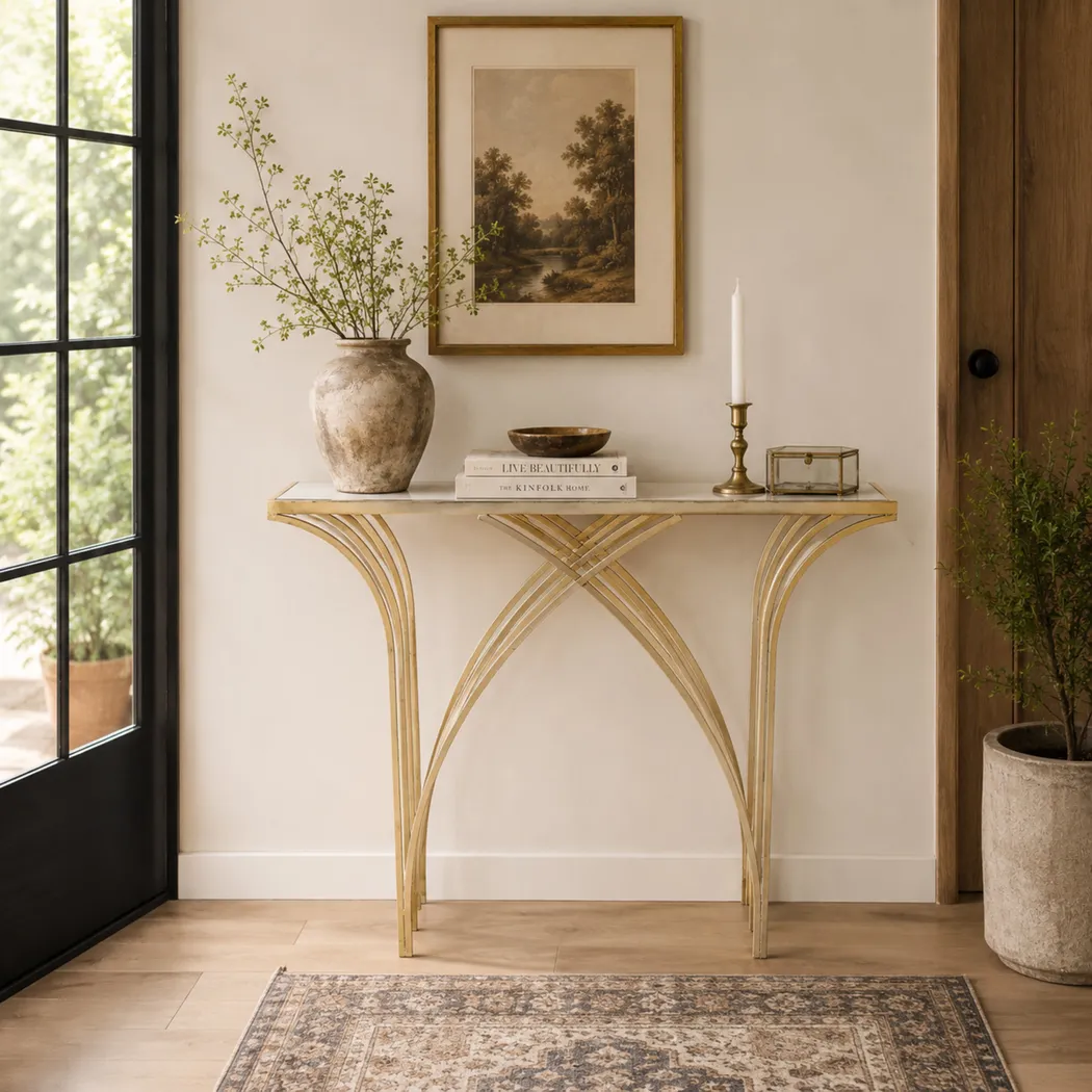 Betaair Gold Sofa Table - Image 2