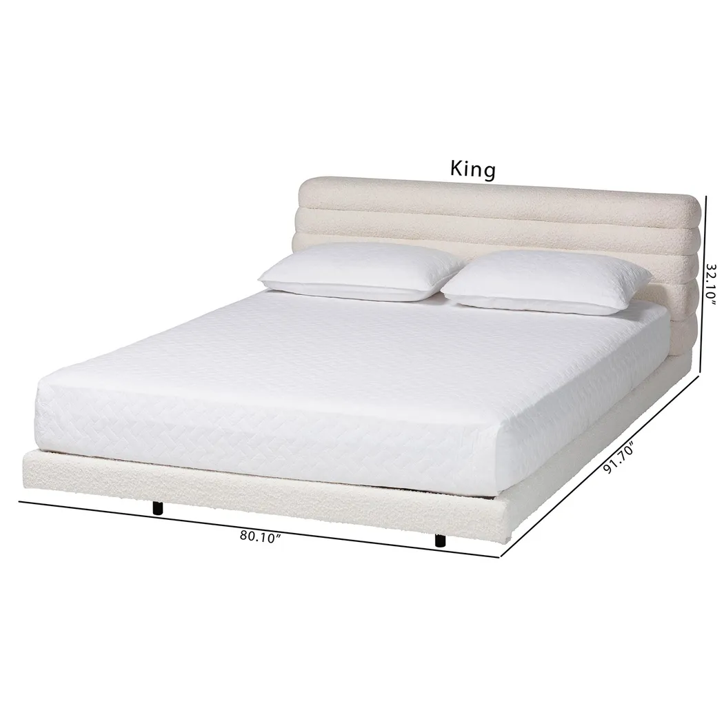 Betaiy Cream King Bed - Thumbnail - Image 5