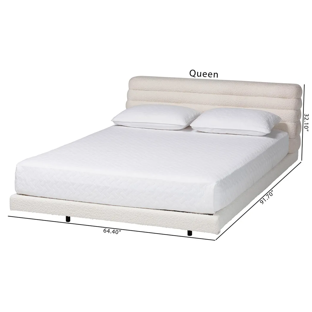 Betaiy Cream Queen Bed - Thumbnail - Image 4