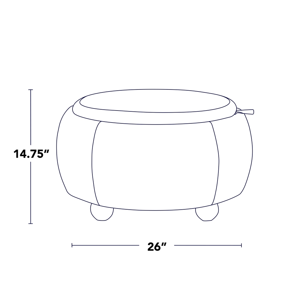 Betana Green Ottoman - Thumbnail - Image 4