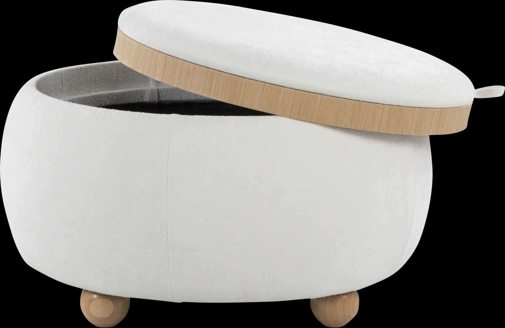 Betana White Ottoman - Thumbnail - Image 4