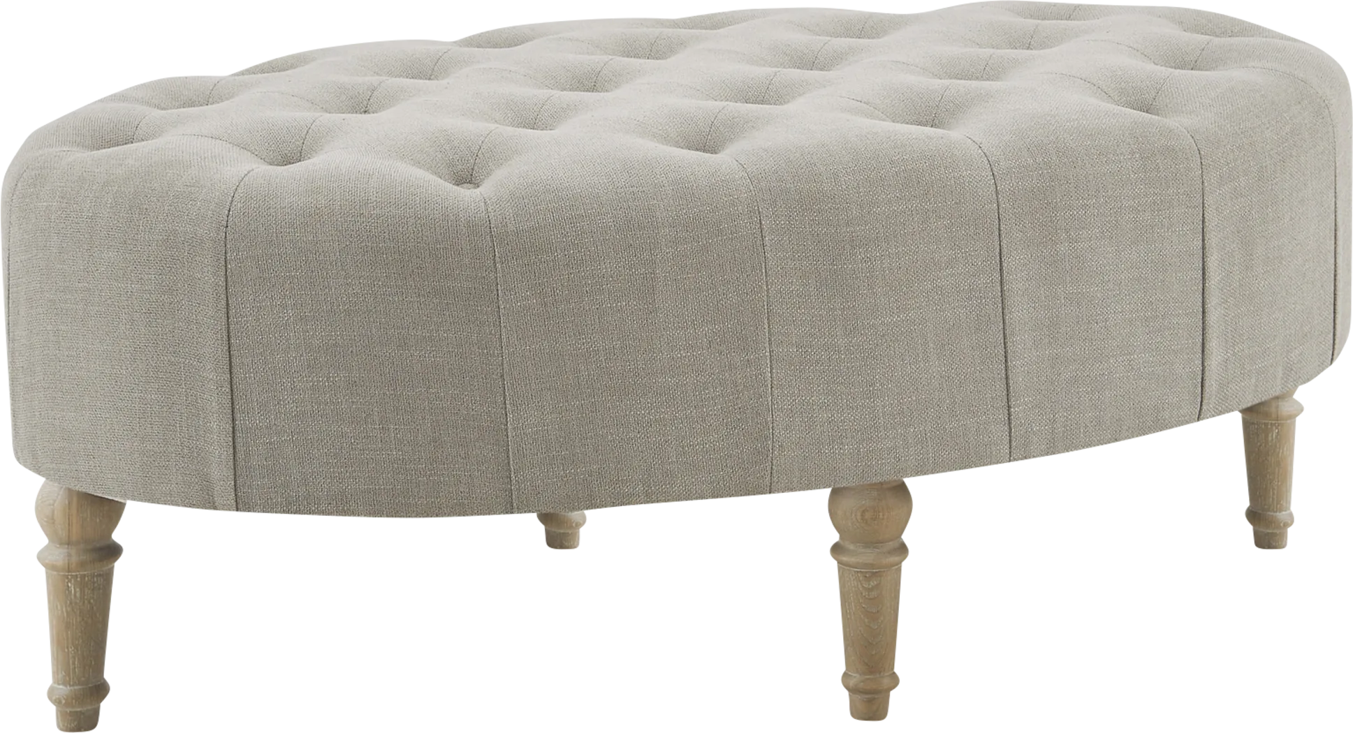 Betanna Gray Ottoman - Thumbnail - Image 1