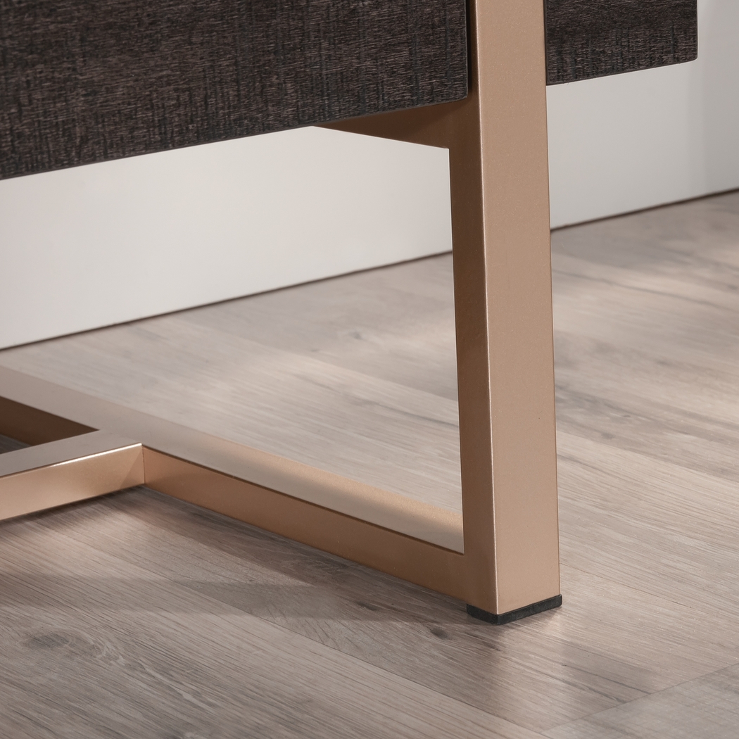 Betanray Dark Brown 60 in. Console - Thumbnail - Image 4