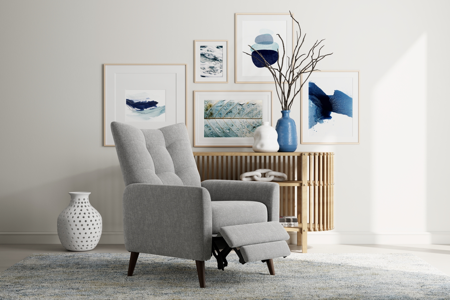 Bethany Ash Push Back Recliner - Thumbnail - Image 3