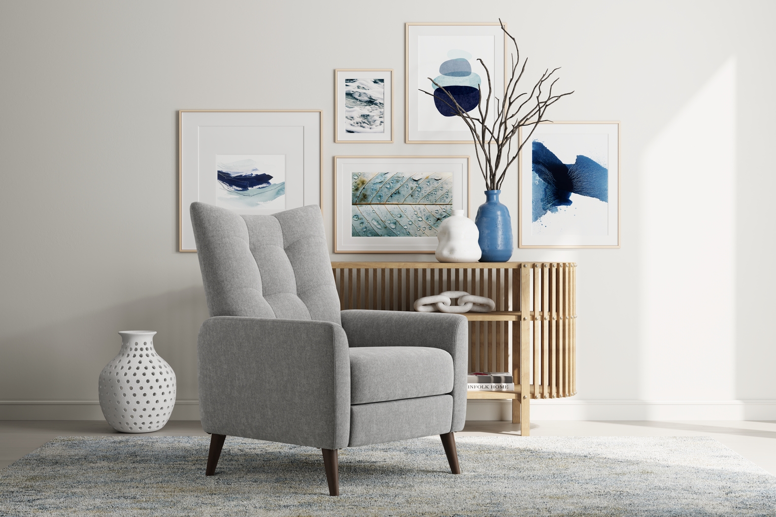 Bethany Ash Push Back Recliner - Thumbnail - Image 4