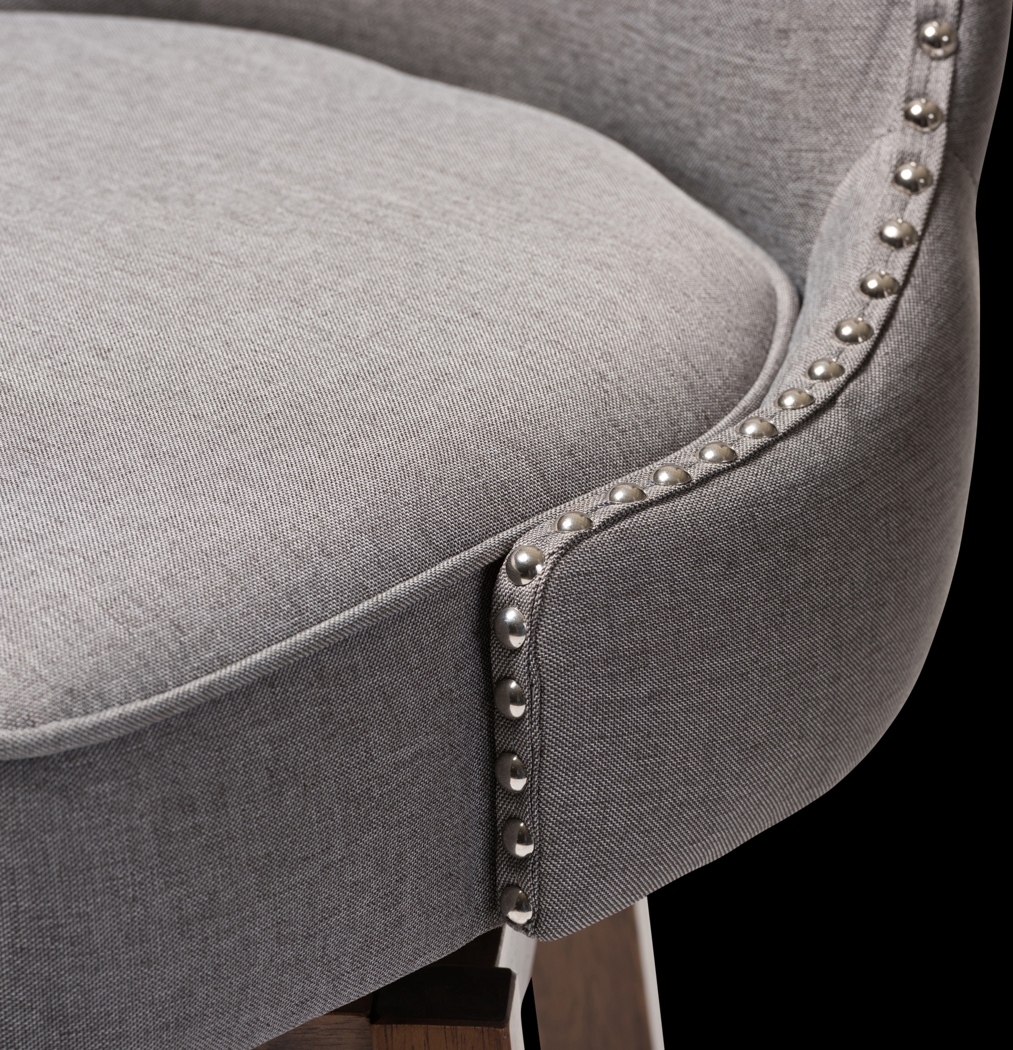 Bethpagea Gray Swivel Barstool, Set of 2 - Thumbnail - Image 7