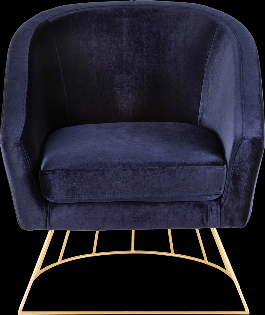 Bethune Blue Accent Chair - Thumbnail - Image 3