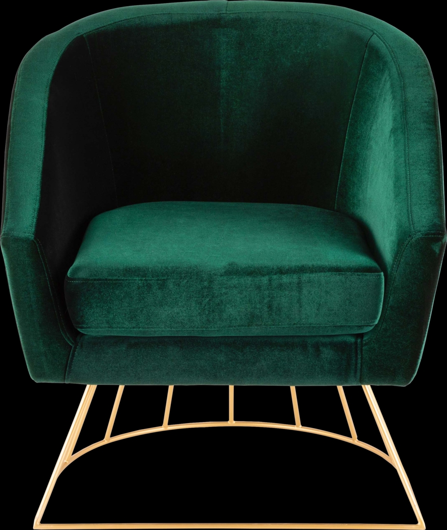 Bethune Green Accent Chair - Thumbnail - Image 2