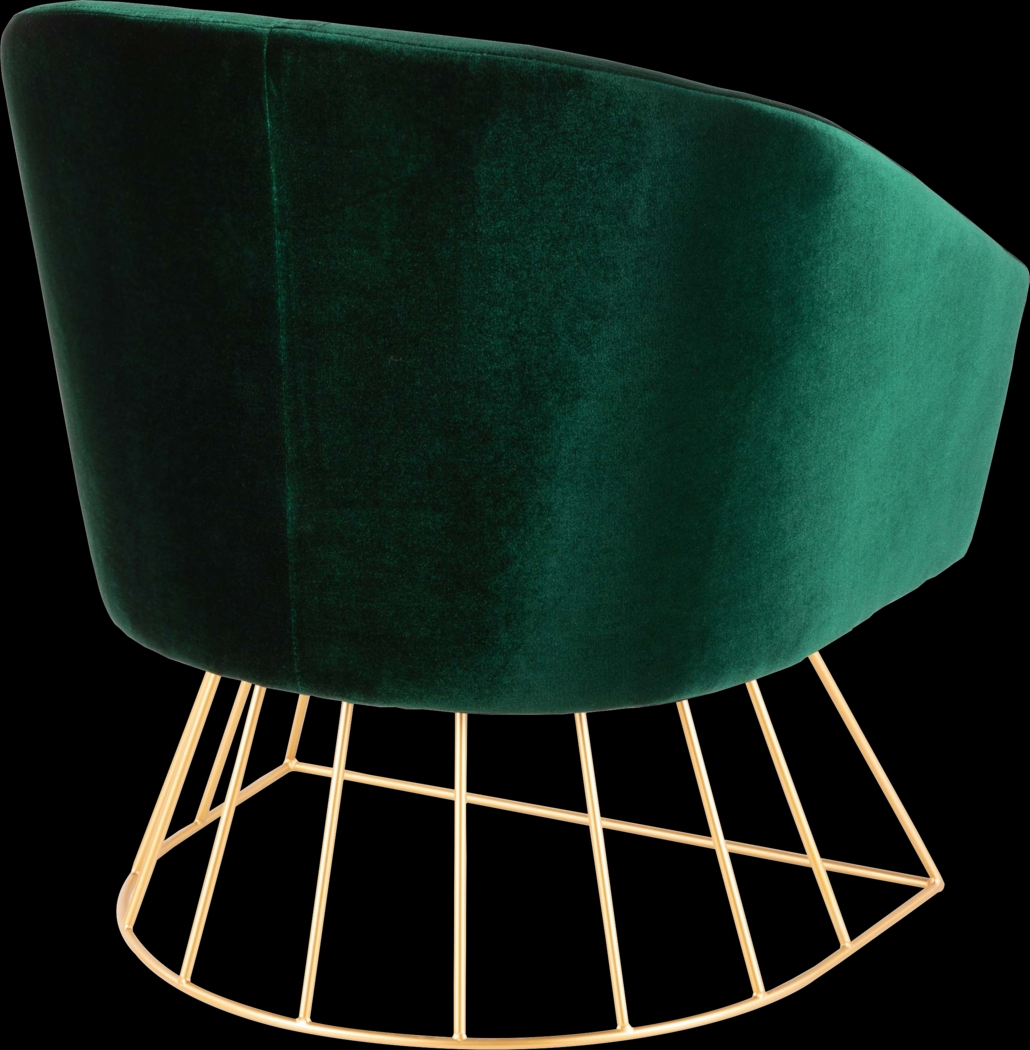 Bethune Green Accent Chair - Thumbnail - Image 3