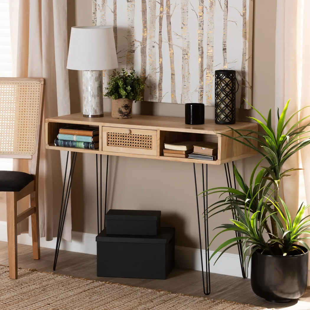 Bethurum Brown Console Table - Thumbnail - Image 8