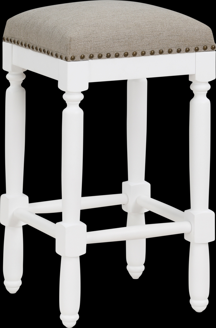 Betram Beige Counter Stool - Thumbnail - Image 4