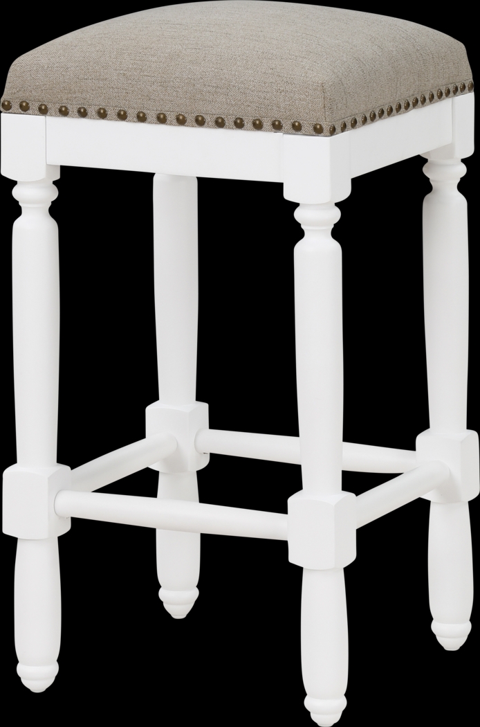 Betram Beige Counter Stool - Thumbnail - Image 1