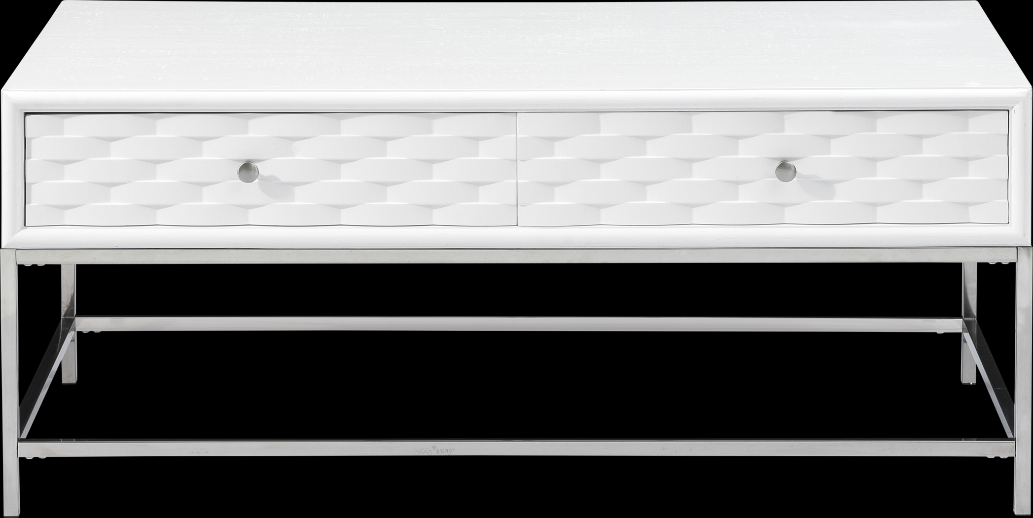 Betrand White Cocktail Table - Thumbnail - Image 2