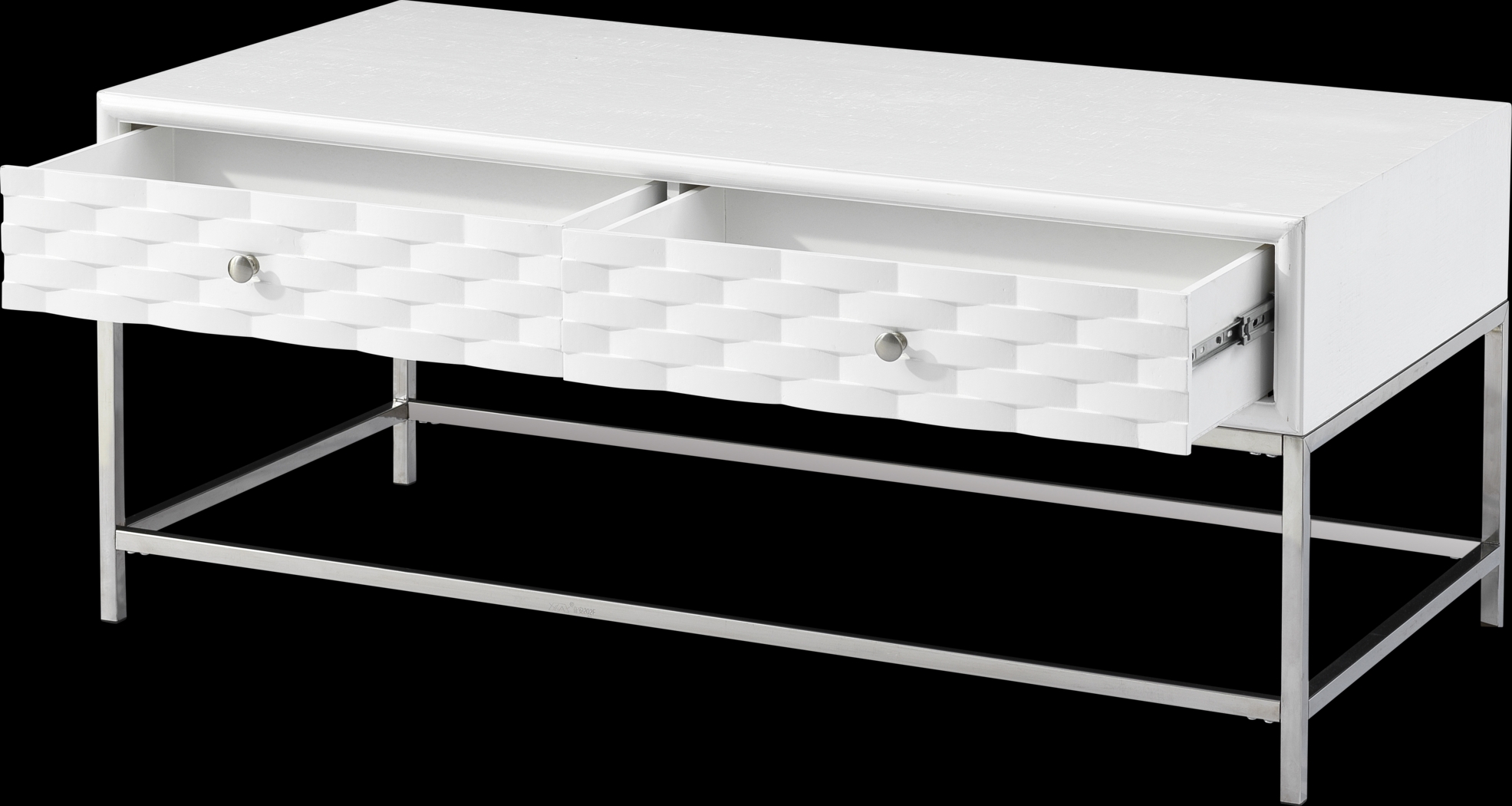 Betrand White Cocktail Table - Thumbnail - Image 3
