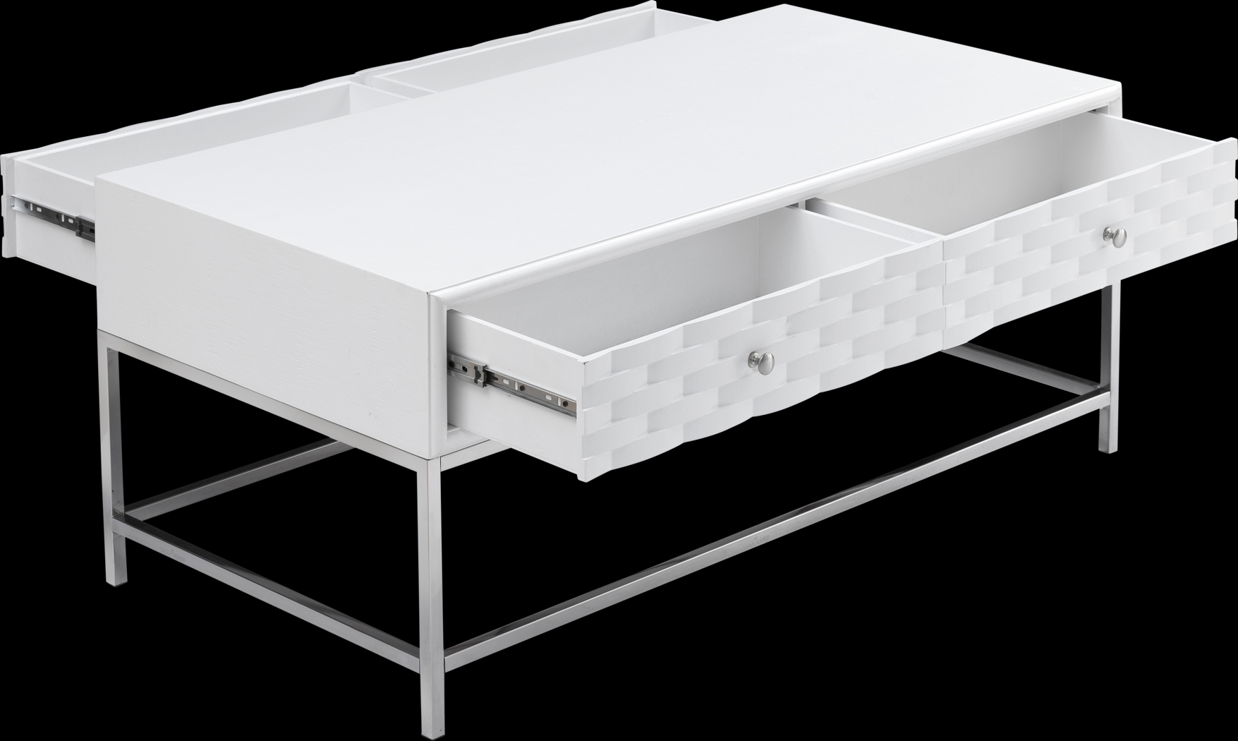 Betrand White Cocktail Table - Thumbnail - Image 4