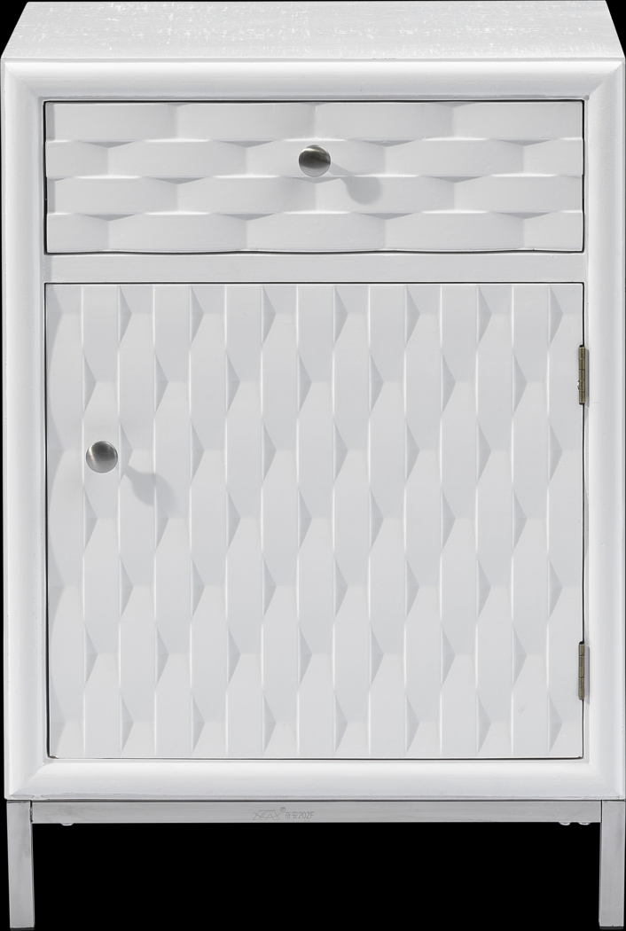 Betrand White Side Table - Thumbnail - Image 2