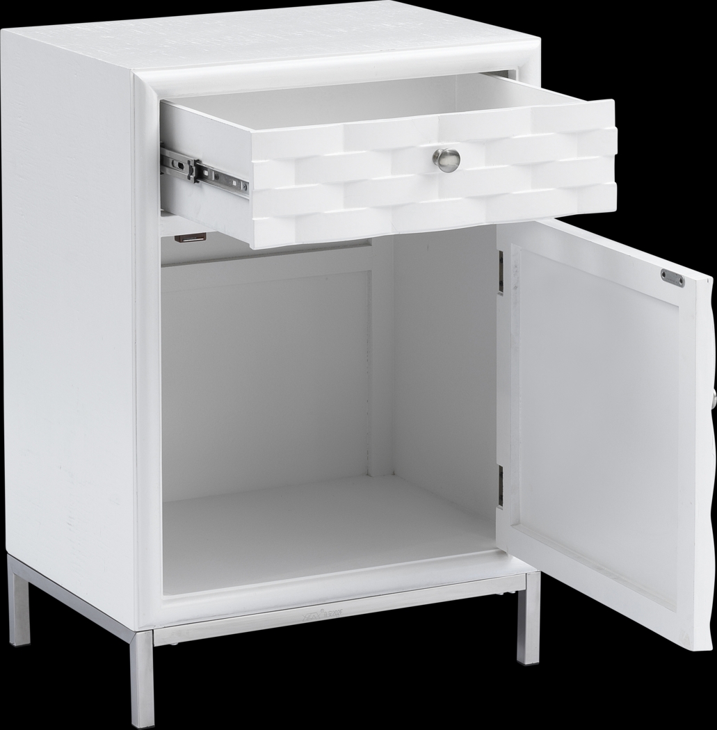 Betrand White Side Table - Thumbnail - Image 3