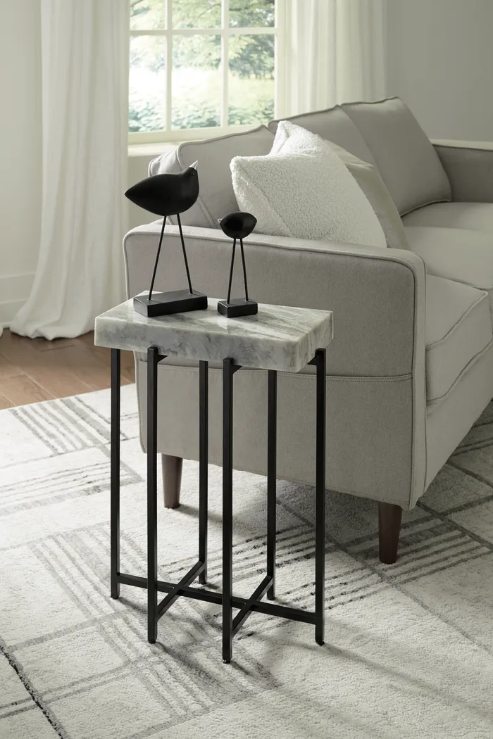 Bevan White Accent Table - Thumbnail - Image 2
