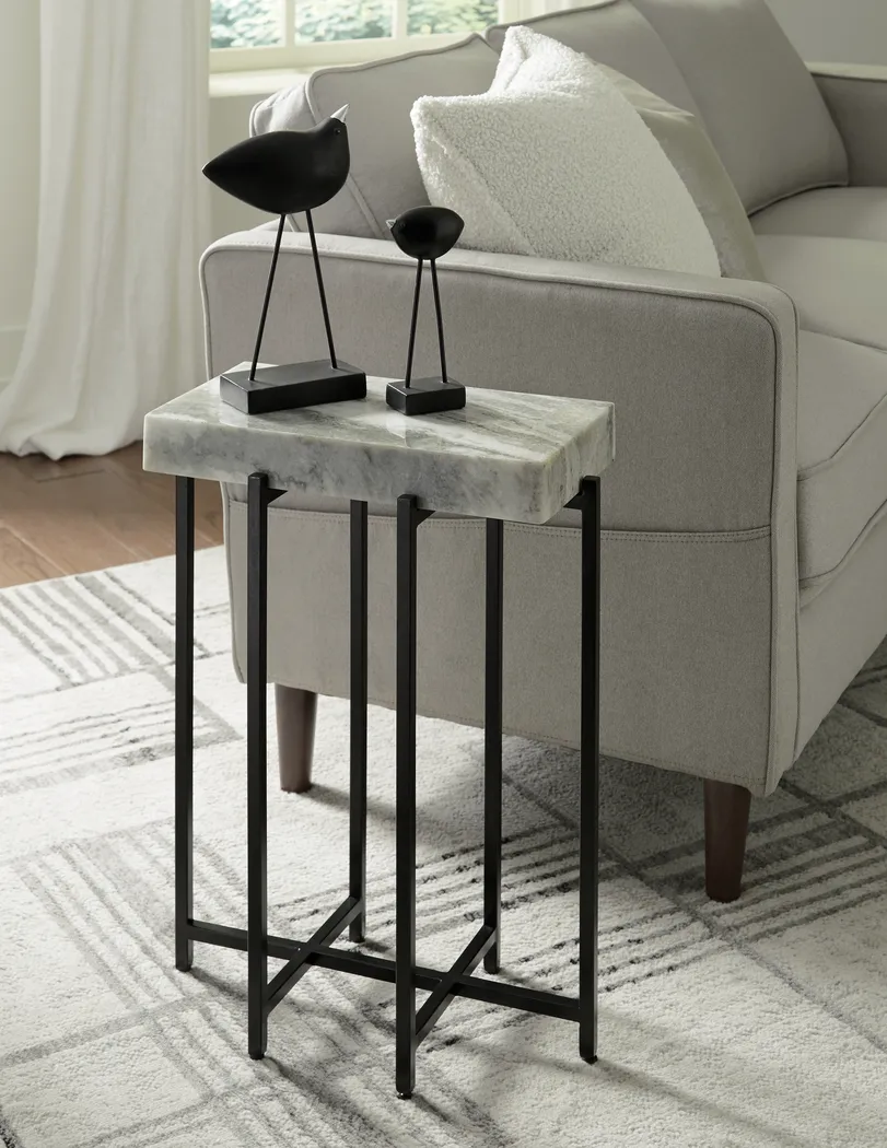 Bevan White Accent Table - Thumbnail - Image 3
